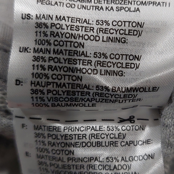 ADIDAS Space Dyed Gray Hoodie - Picture 9 of 9